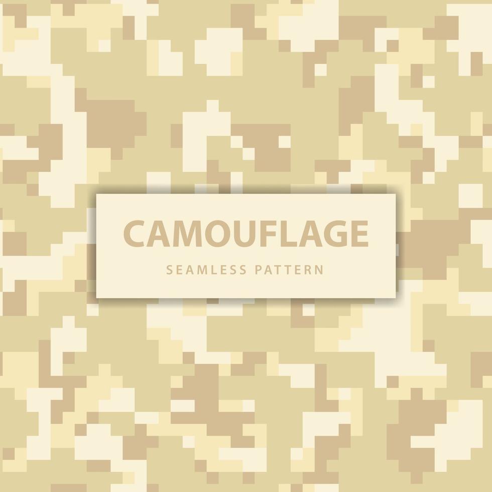 Military and army pixel camouflage seamless pattern vector