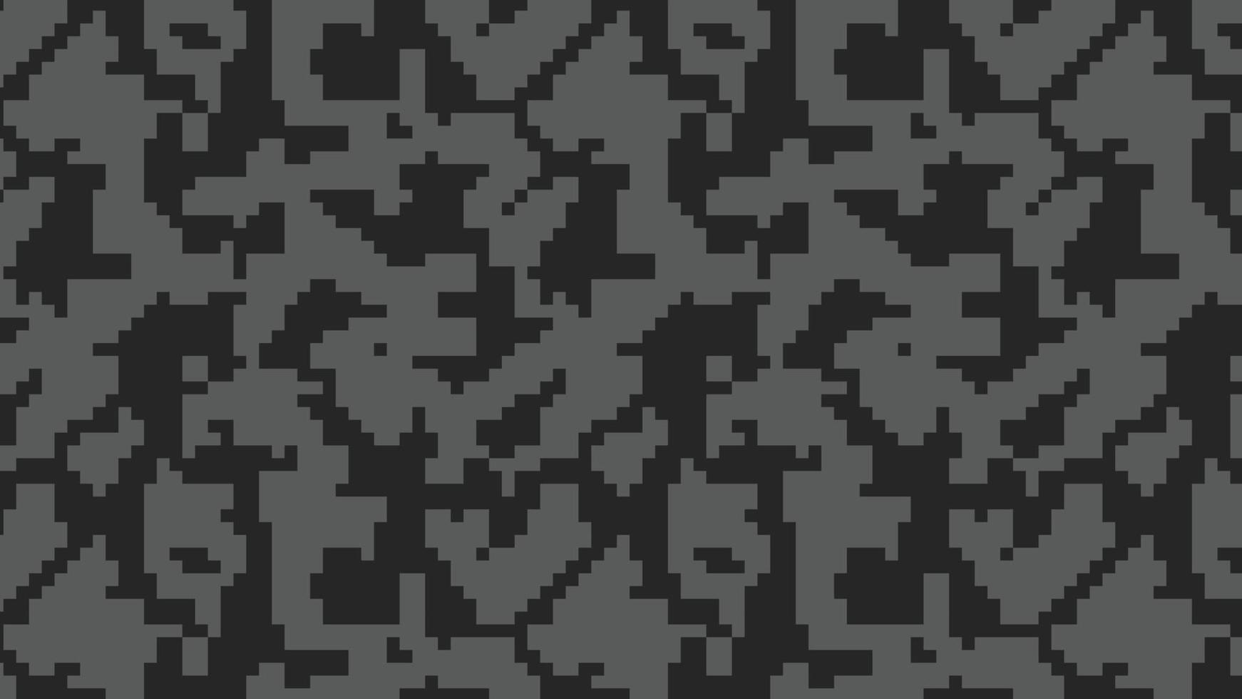 Fondo de patrón de camuflaje de píxeles militares y militares vector