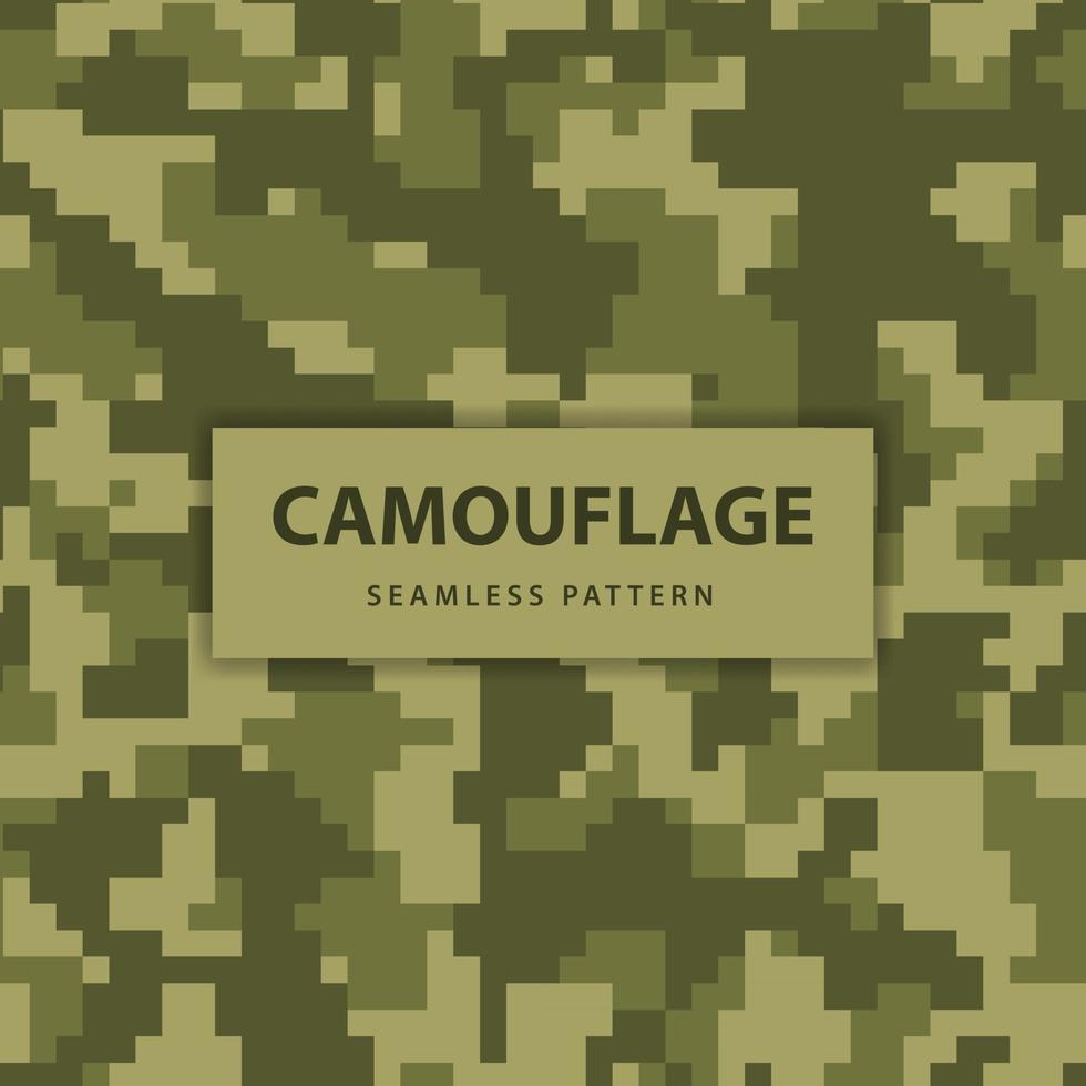 Military and army pixel camouflage seamless pattern vector