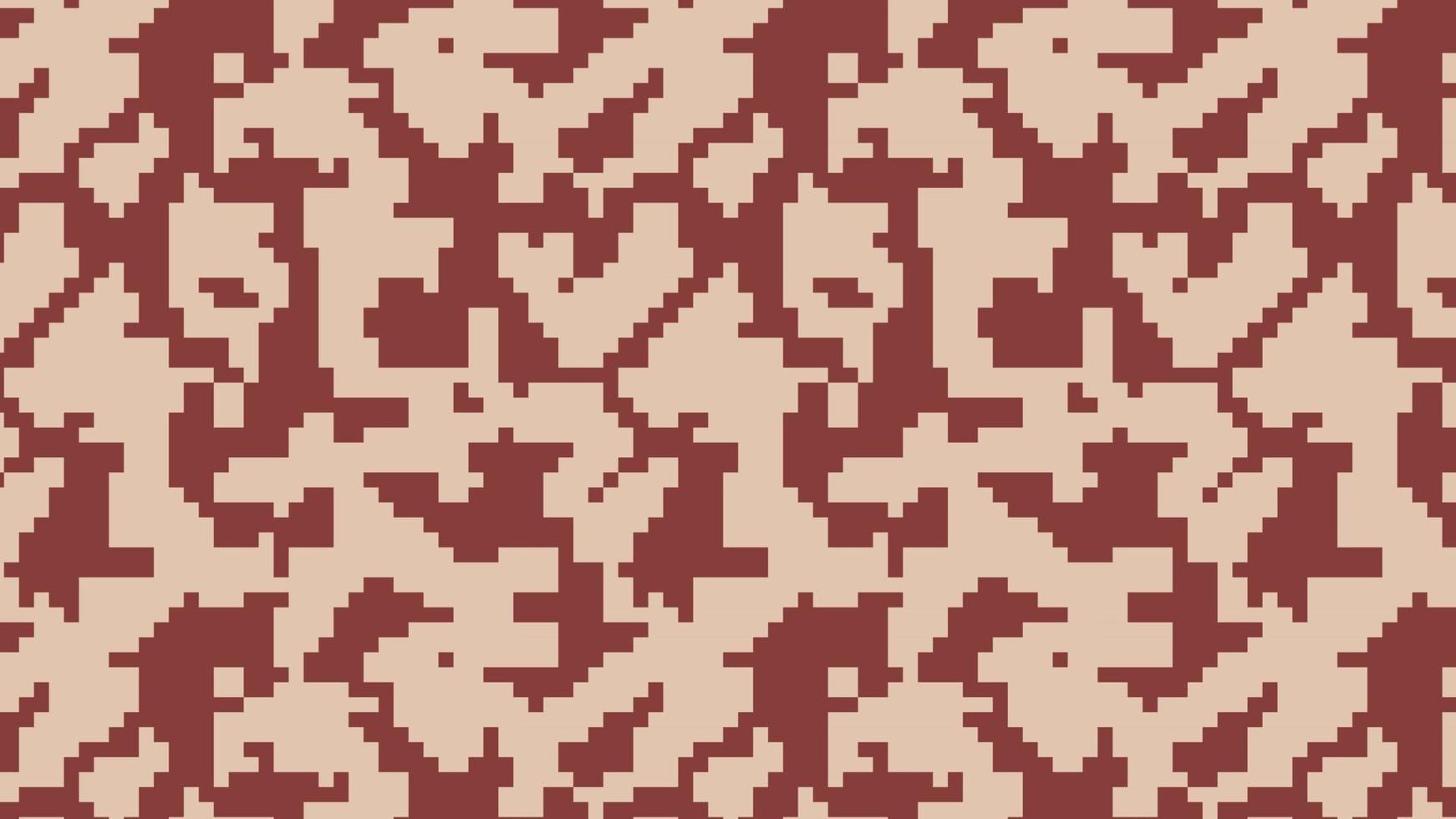 Military and army pixel camouflage pattern background vector