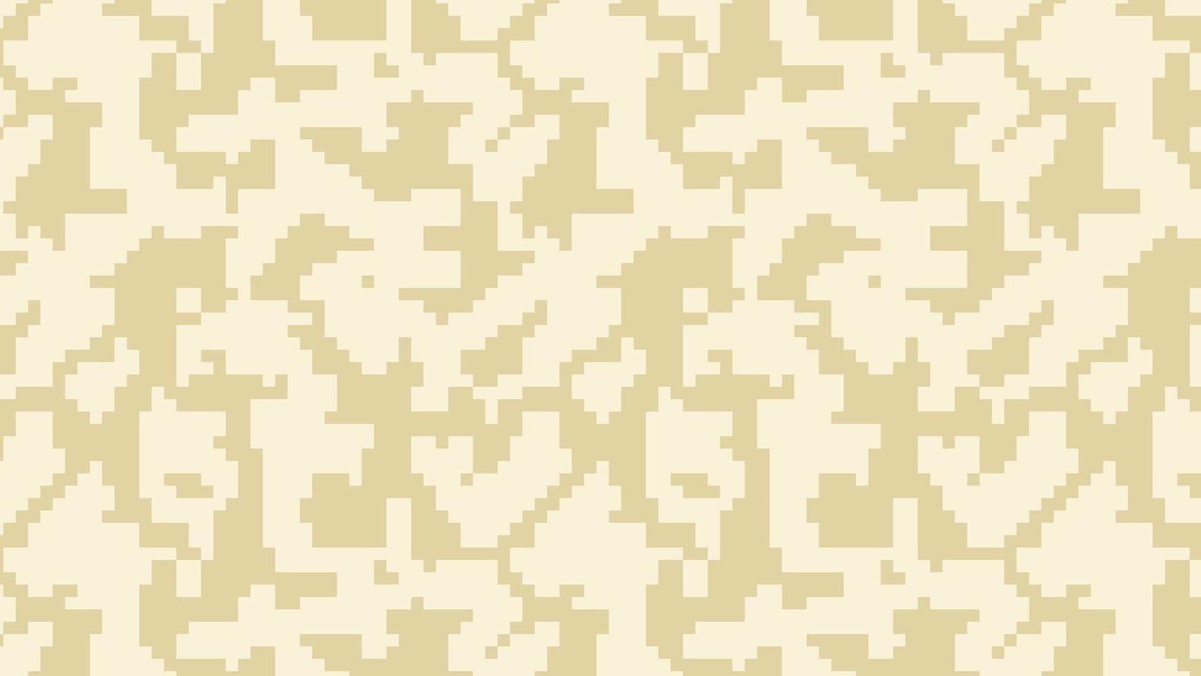 Fondo de patrón de camuflaje de píxeles militares y militares vector