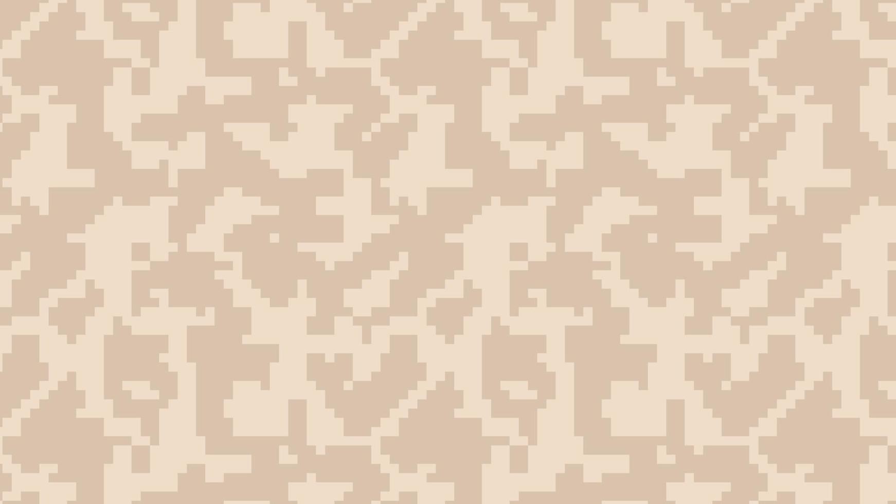 Fondo de patrón de camuflaje de píxeles militares y militares vector