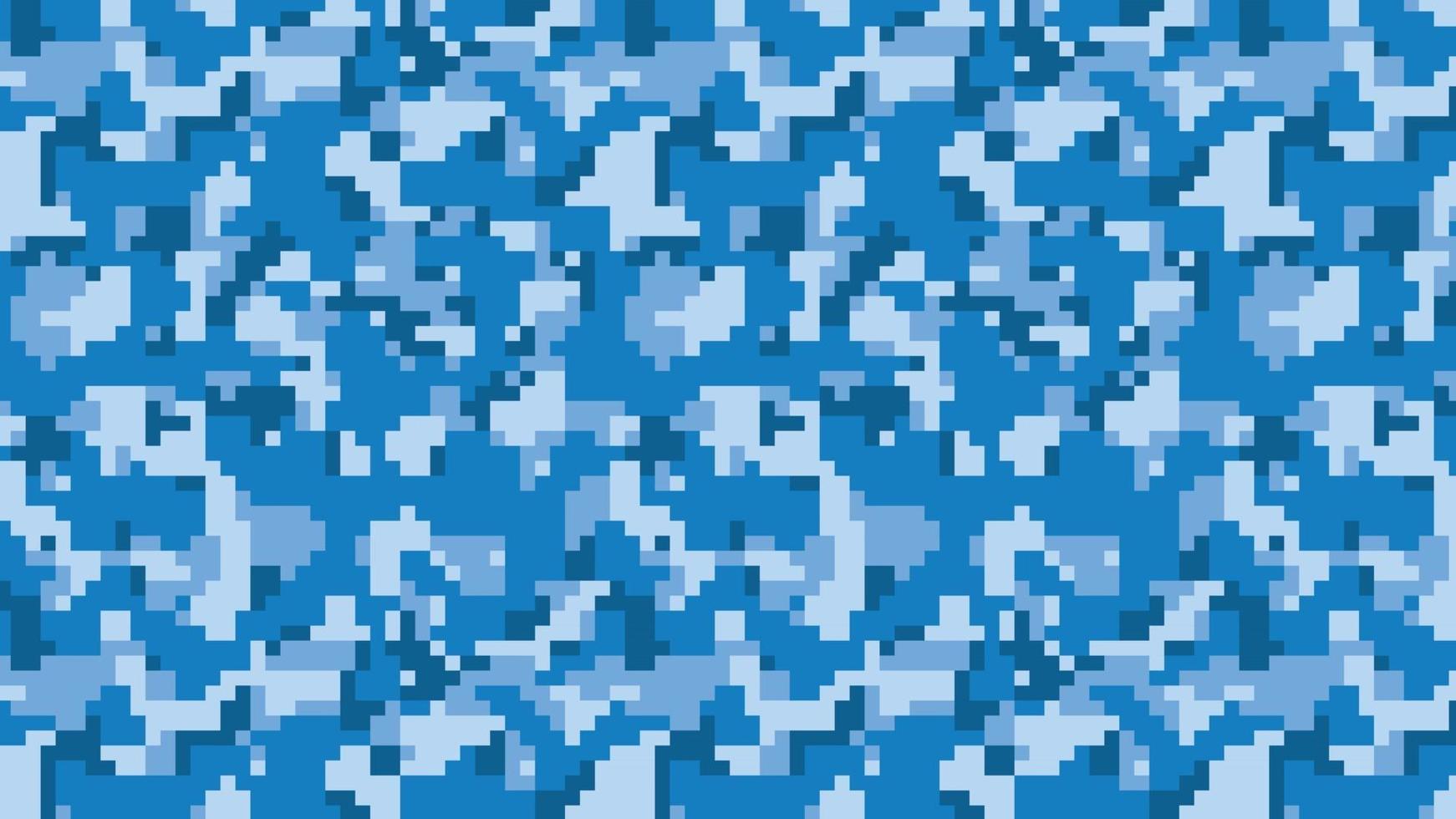 Military and army pixel camouflage pattern background vector