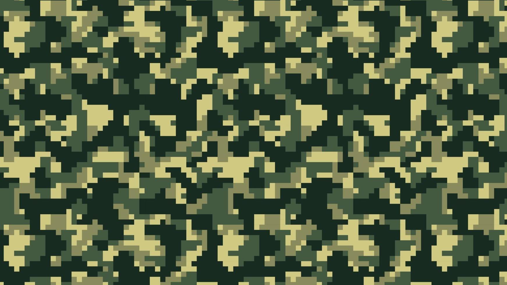 Military and army pixel camouflage pattern background vector