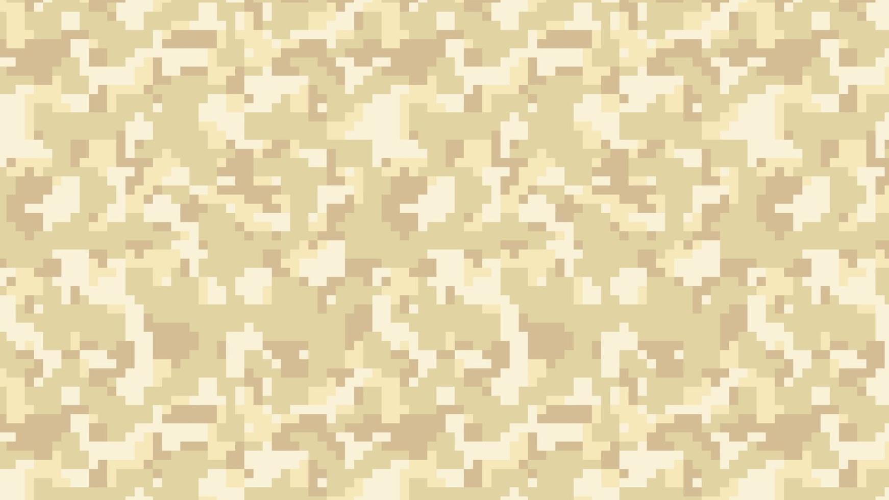 Fondo de patrón de camuflaje de píxeles militares y militares vector