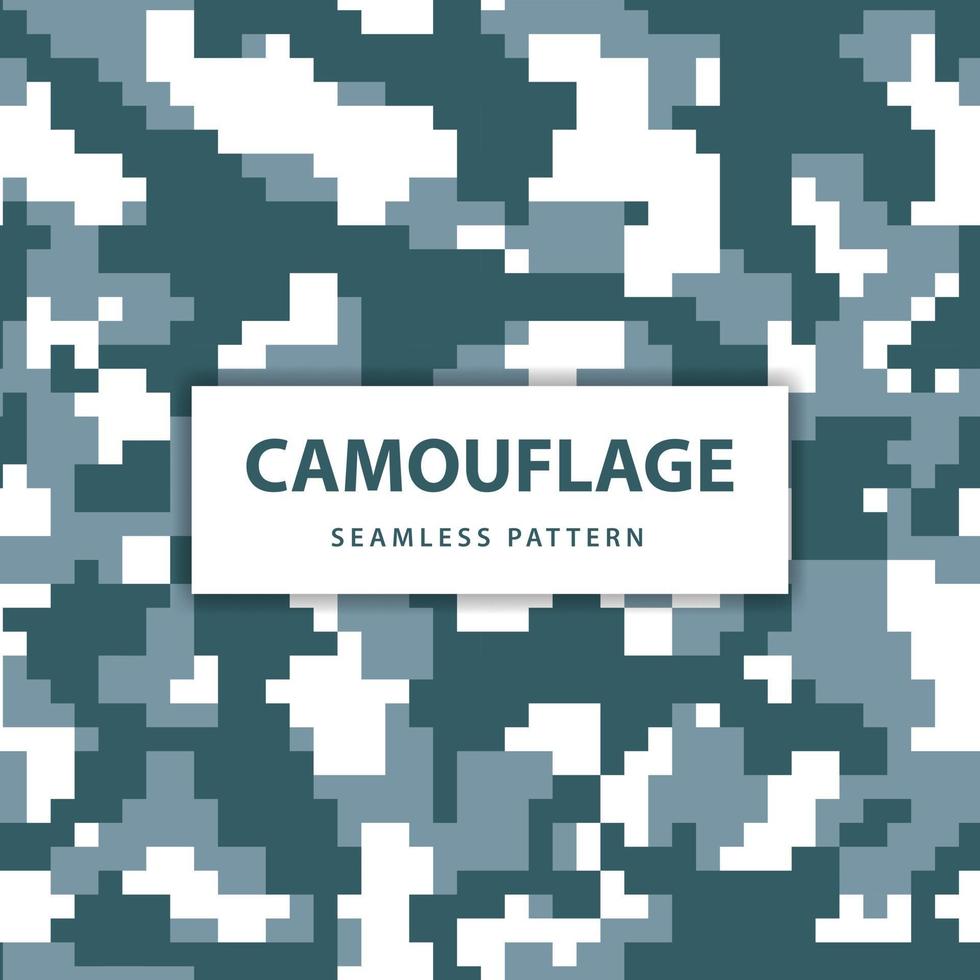 Military and army pixel camouflage seamless pattern vector