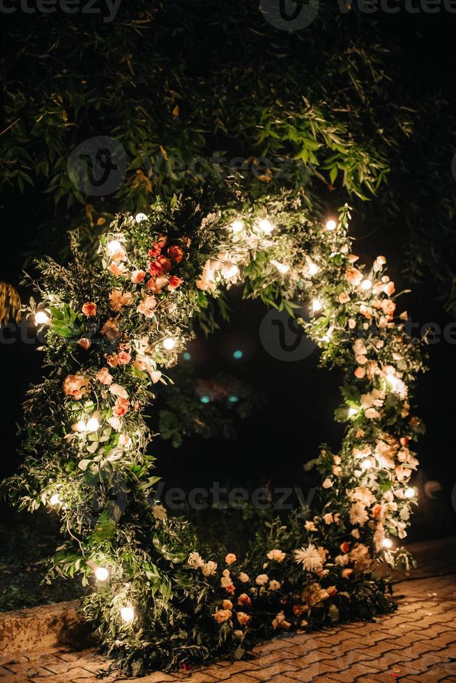 wedding ceremony area photo