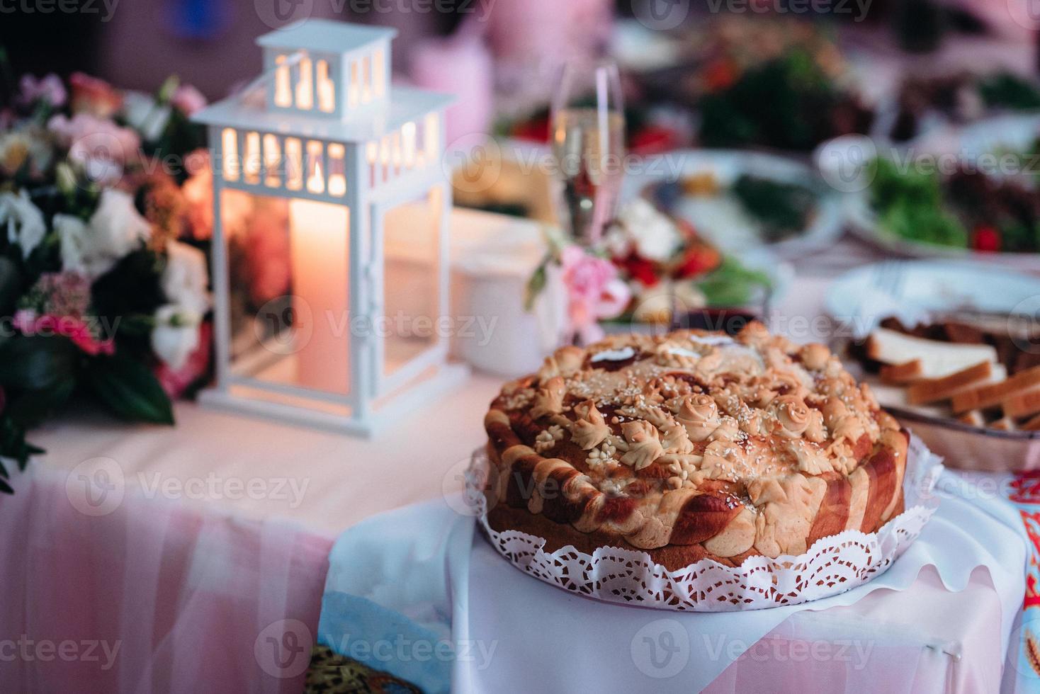 decoración de flores de boda foto