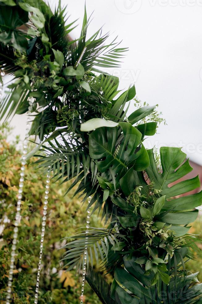 decoración de flores de boda foto