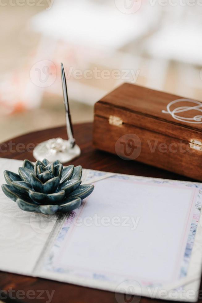 anillos de boda de oro foto