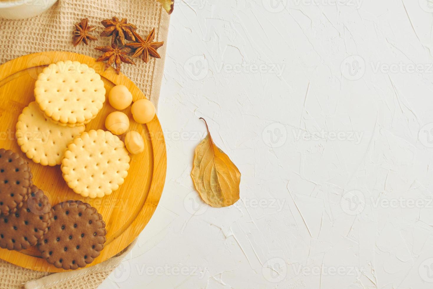 galletas en la mesa. foto