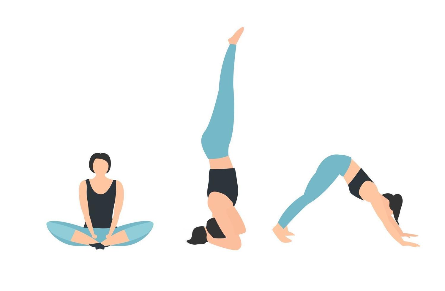 Yoga International Day, 21 June vector