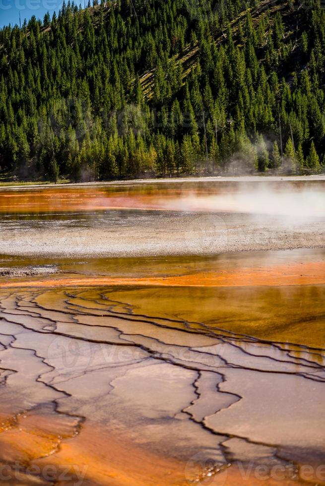 Grand Prismatic Spring in Yellowstone National Park photo