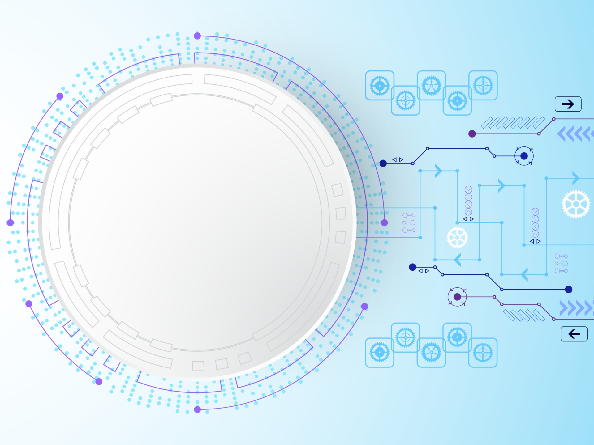 Vector background in the concept of technology. 2924719 Vector Art at ...