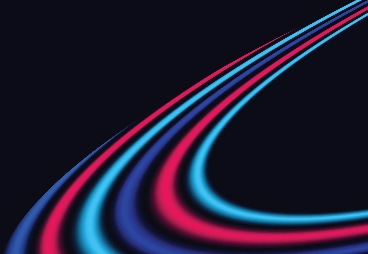 Abstract colorful light trails with motion blur effect. Speed background. light concept design. Vector illustration