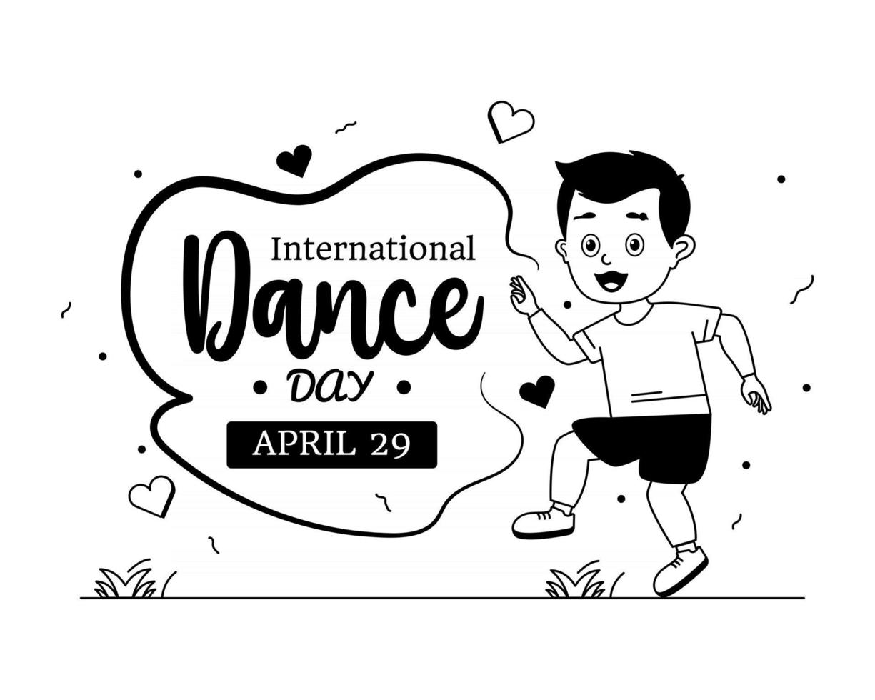 International Dance Day vector