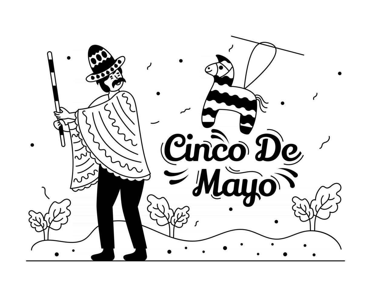 Cinco Guitar Player vector