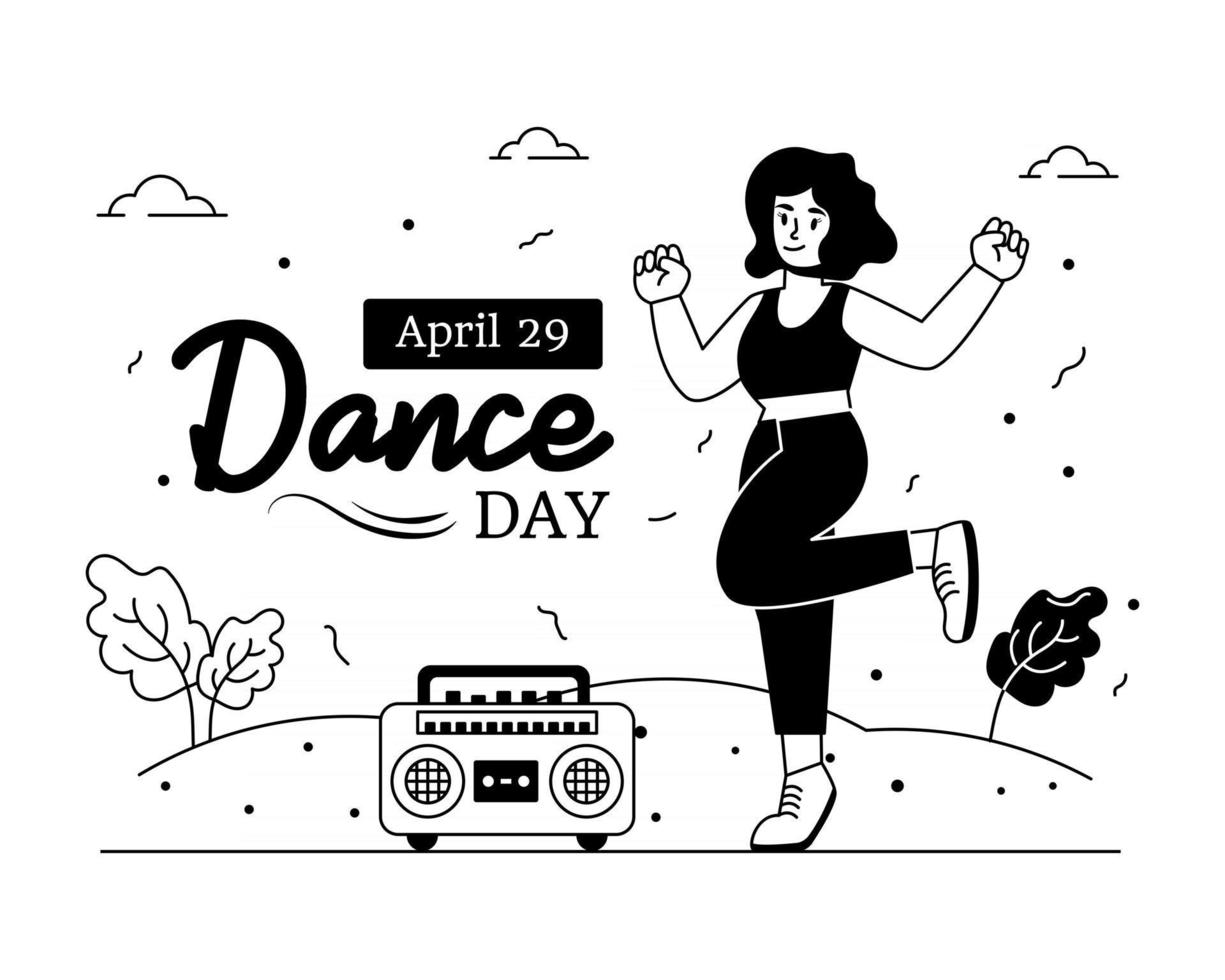 Dance on Music vector