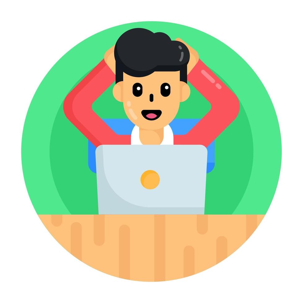 Online Business Discussion vector