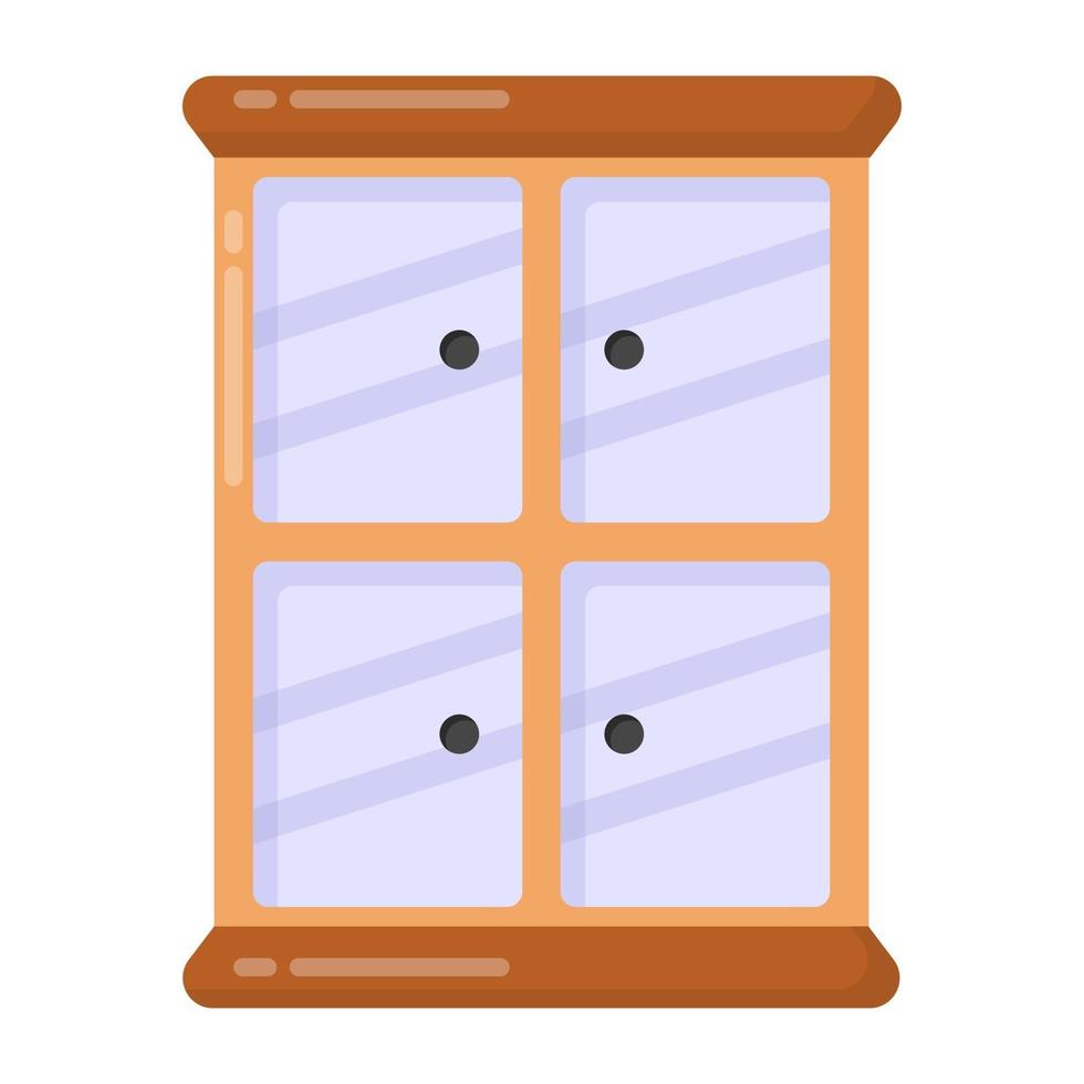 Show case Cupboard vector