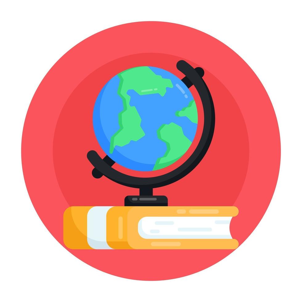 Office  Table Globe vector