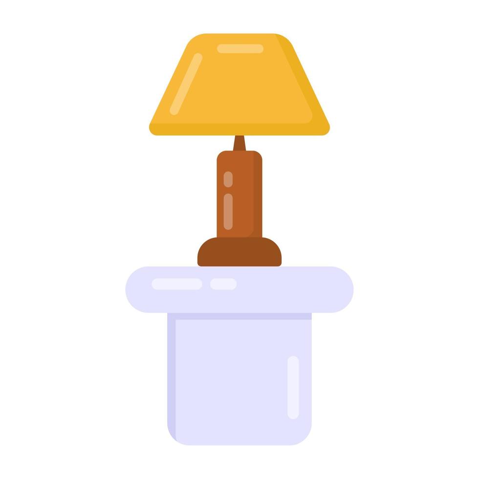 Bedside  Desk Lamp vector