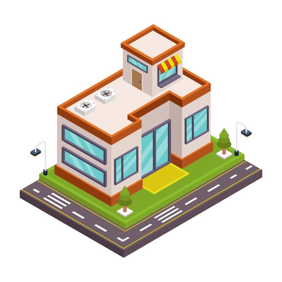 Office Scenario Concept vector