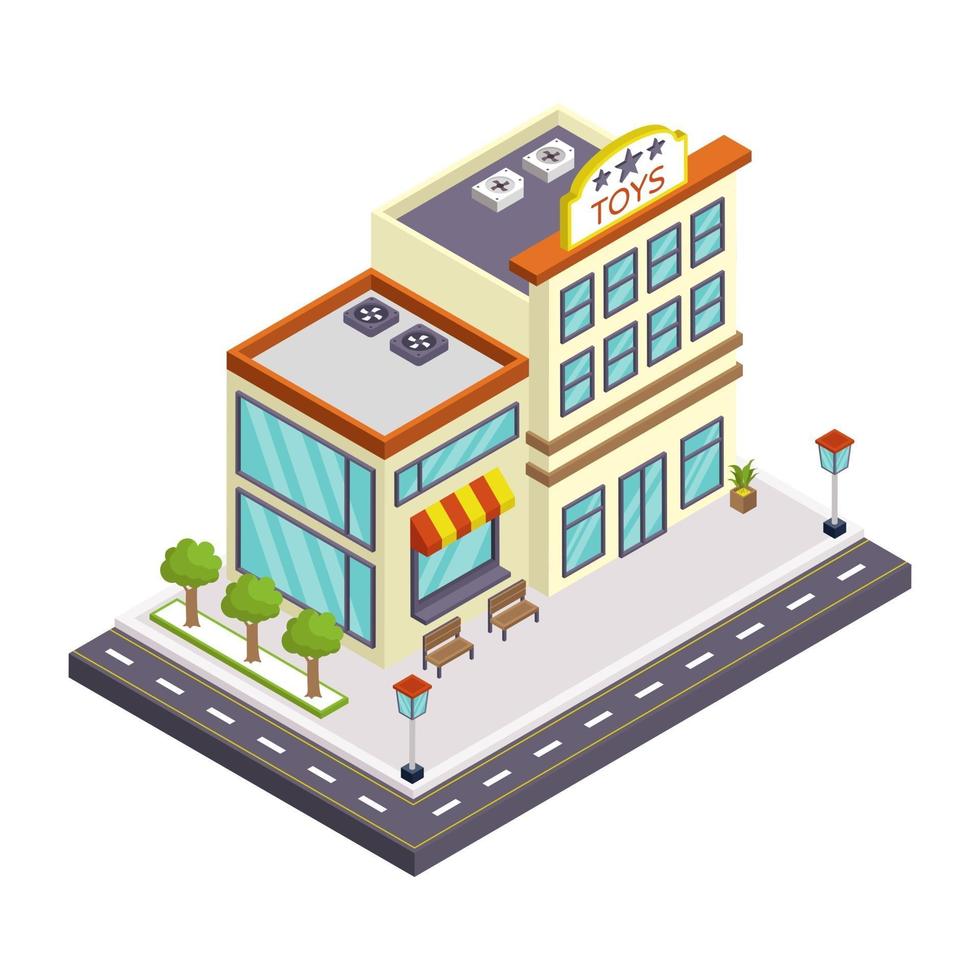 Toys Shop and Store vector