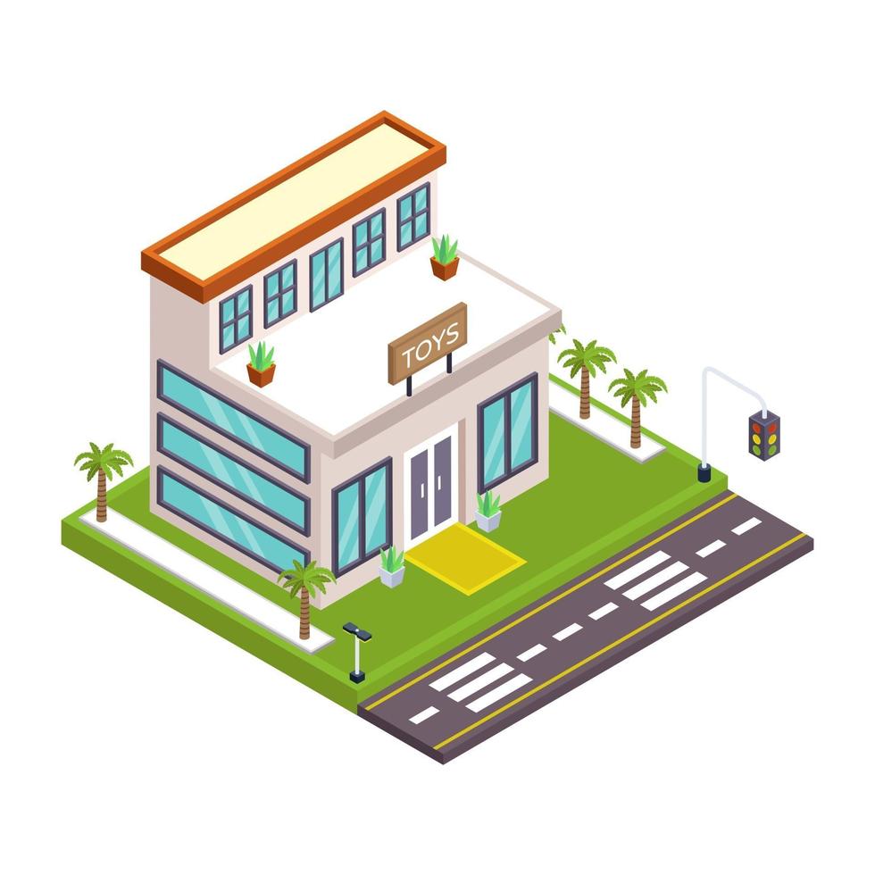 Toys Shop and Store vector