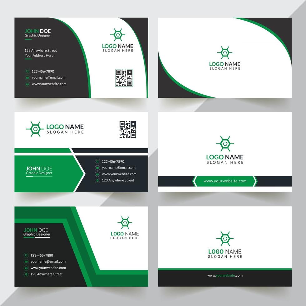Creative And Corporate Business Card Design Template vector