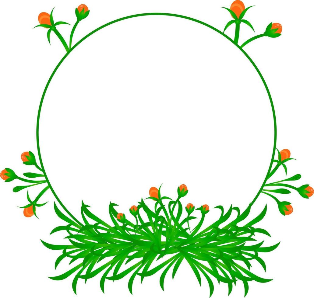 Cosmos frame vector illustration