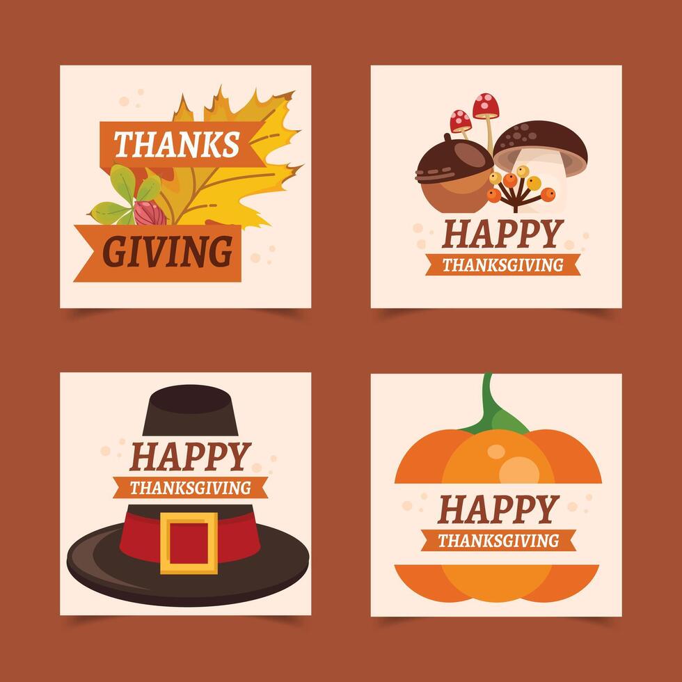 Thanksgiving day. Logo, text design. Typography for greeting cards and posters. Give thanks. vector