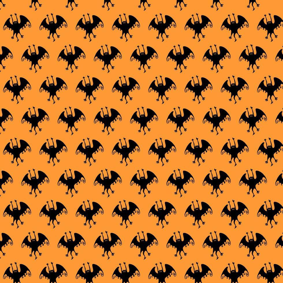 Vector silhouette of bat