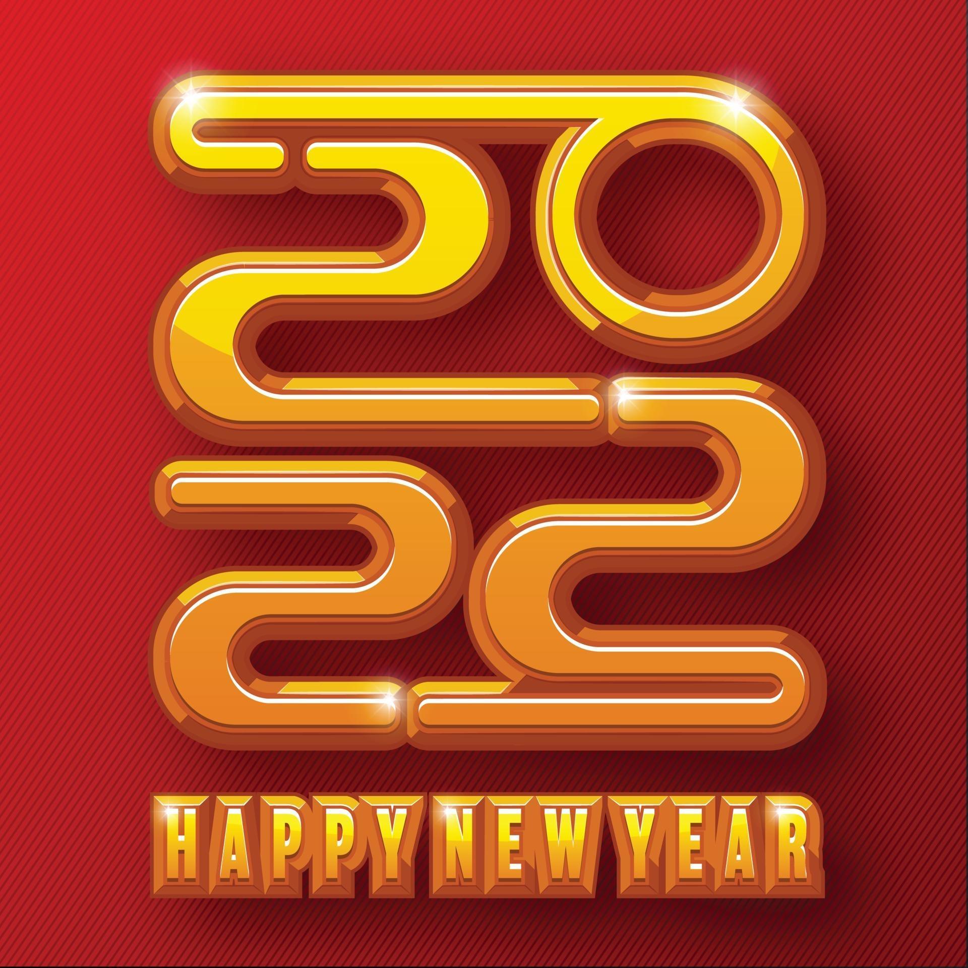 Happy new year 2022 2927207 Vector Art at Vecteezy