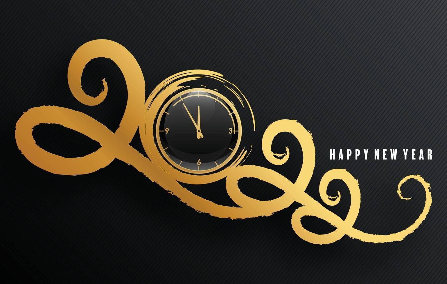 Happy new year 2022 vector