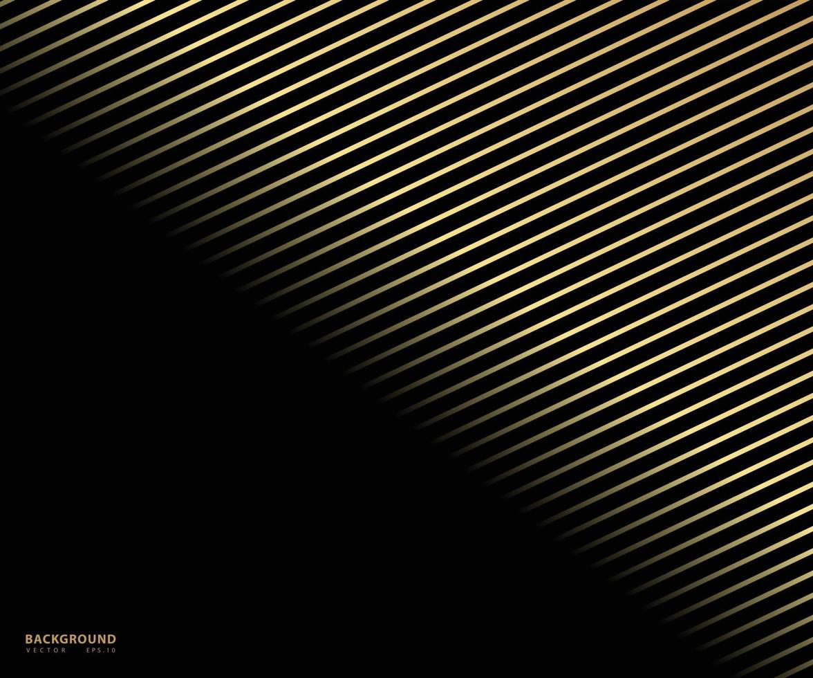 Abstract gold background, vector template for your ideas, monochromatic lines texture