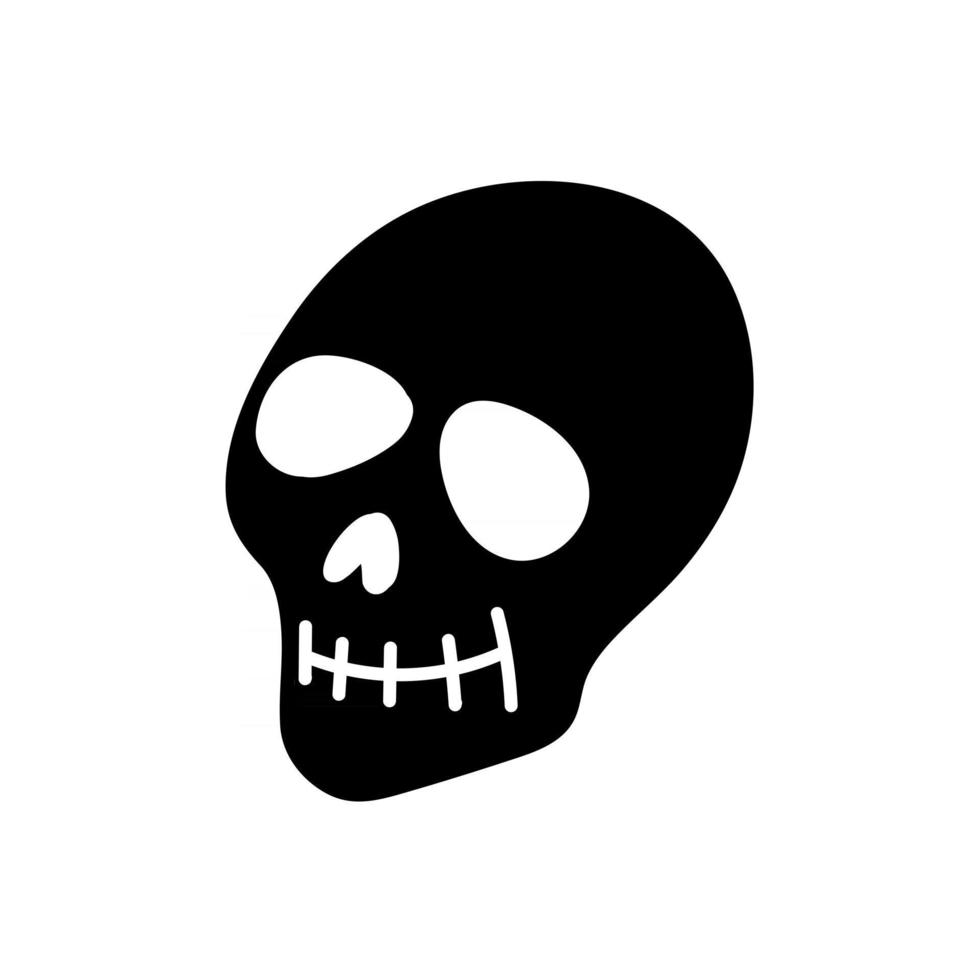 cráneo. diseño para halloween, dia de muertos vector