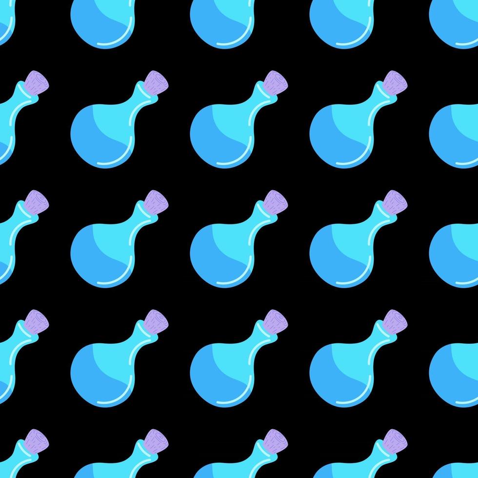 seamless pattern  of potion vector