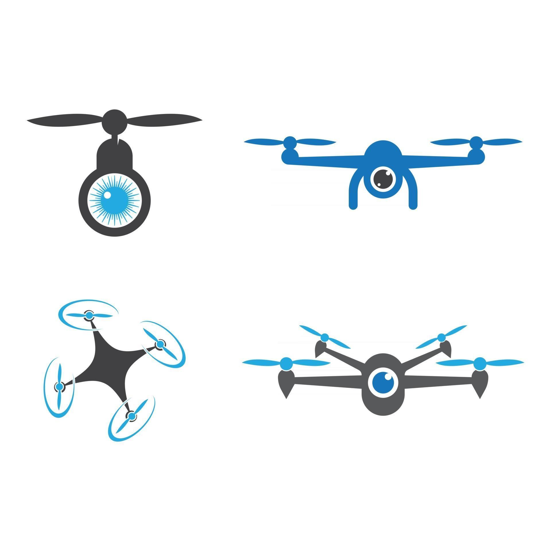 Drone logo images illustration 2927531 Vector Art at Vecteezy