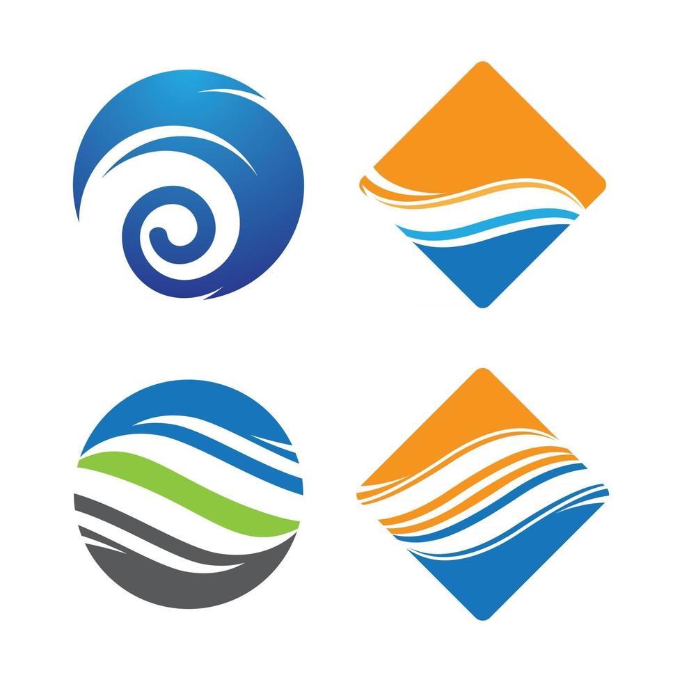 Sunset beach logo images vector
