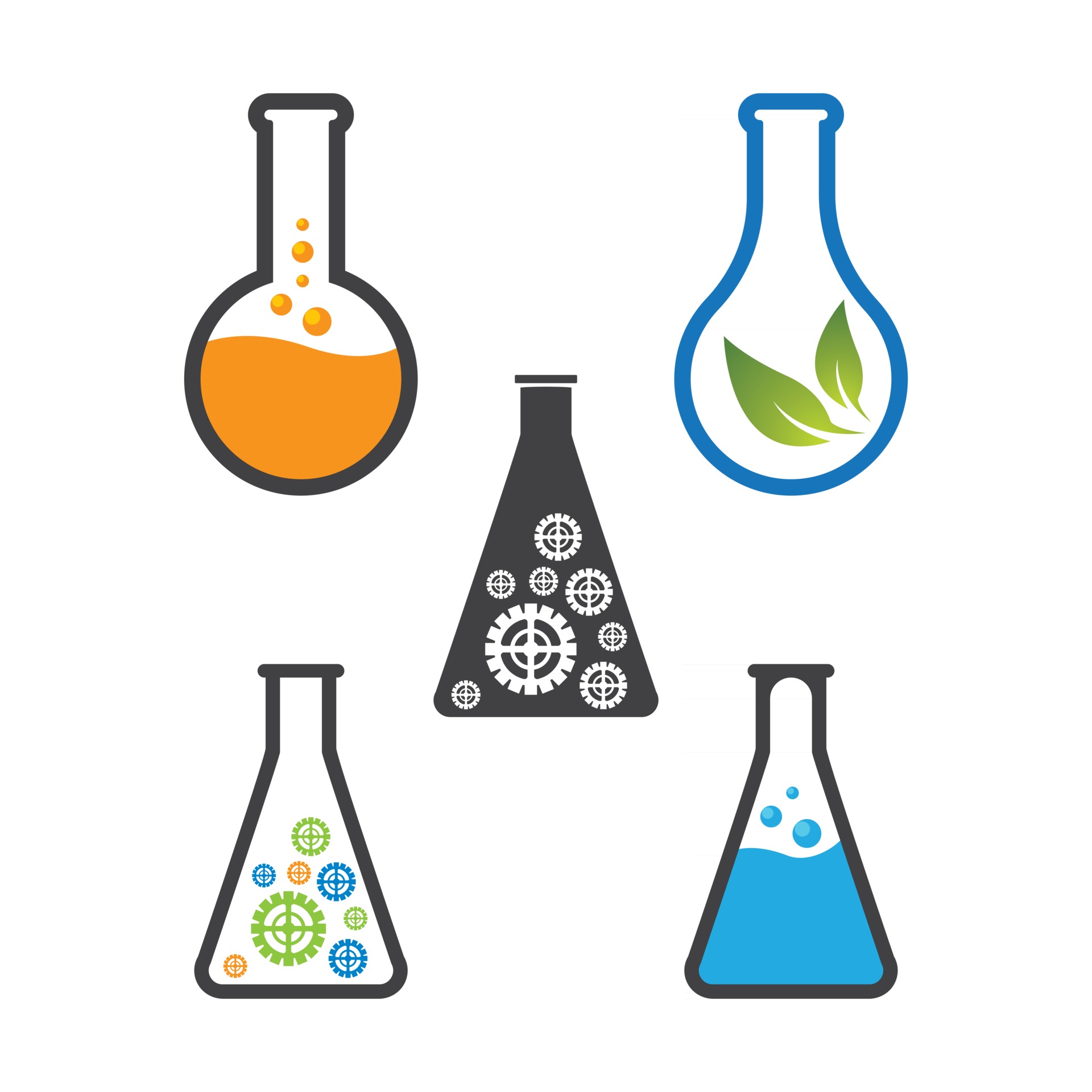 Laboratory logo images illustration 2927620 Vector Art at Vecteezy