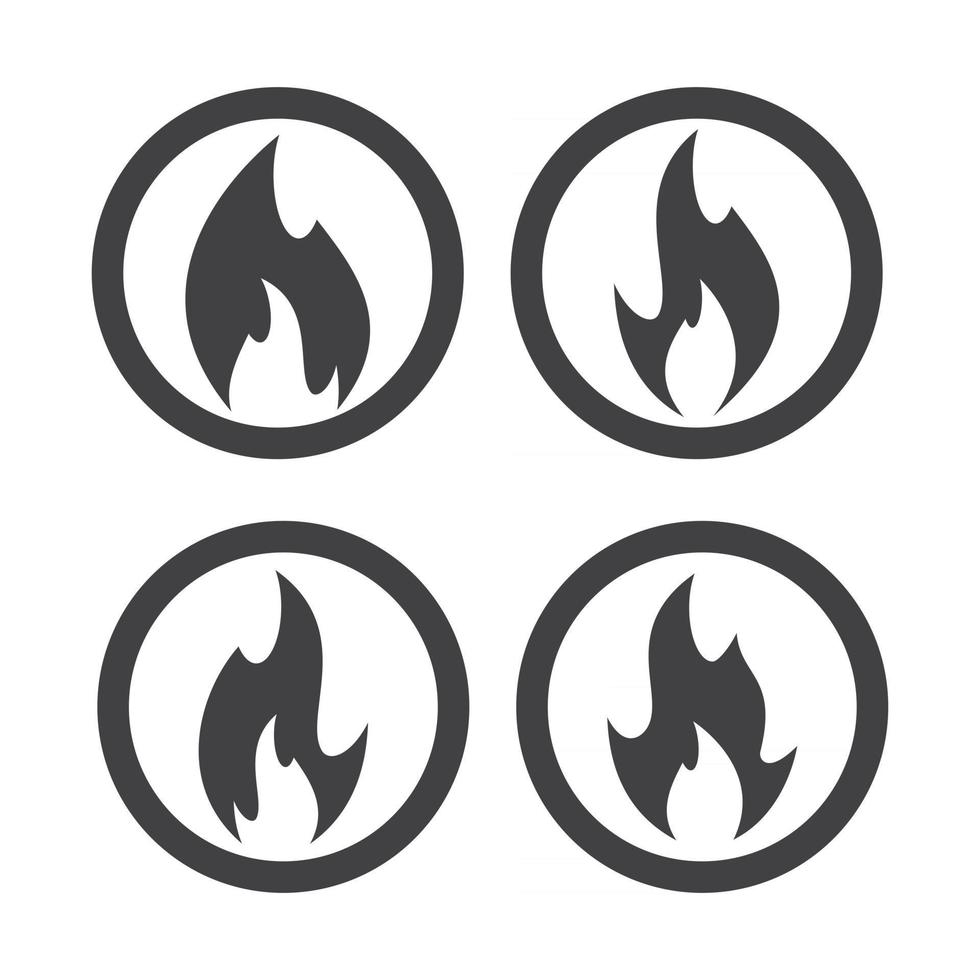 Fire logo images vector