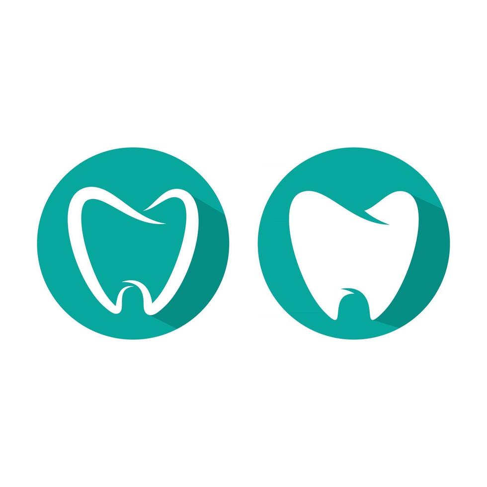 imágenes de logo cuidado dental vector