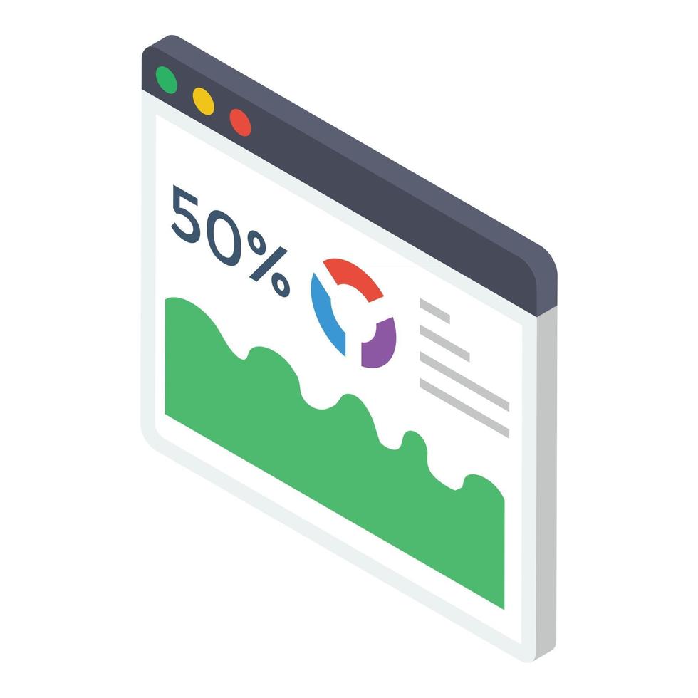 Web Analytics Concepts vector