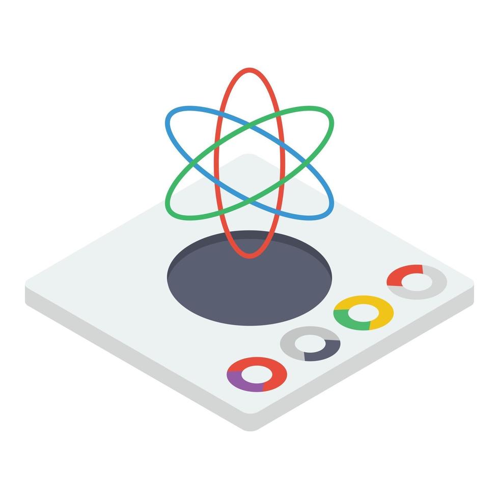 Atomic Structure Model vector