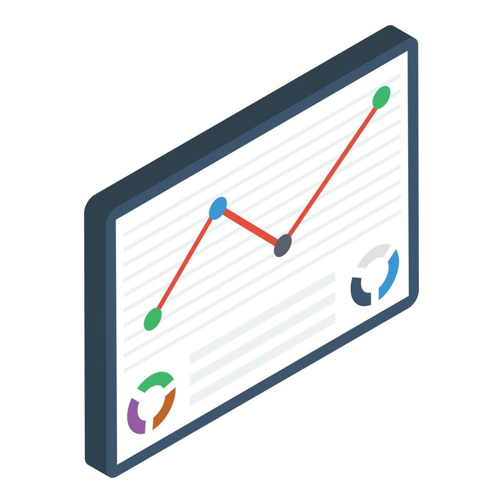 análisis de datos en línea vector