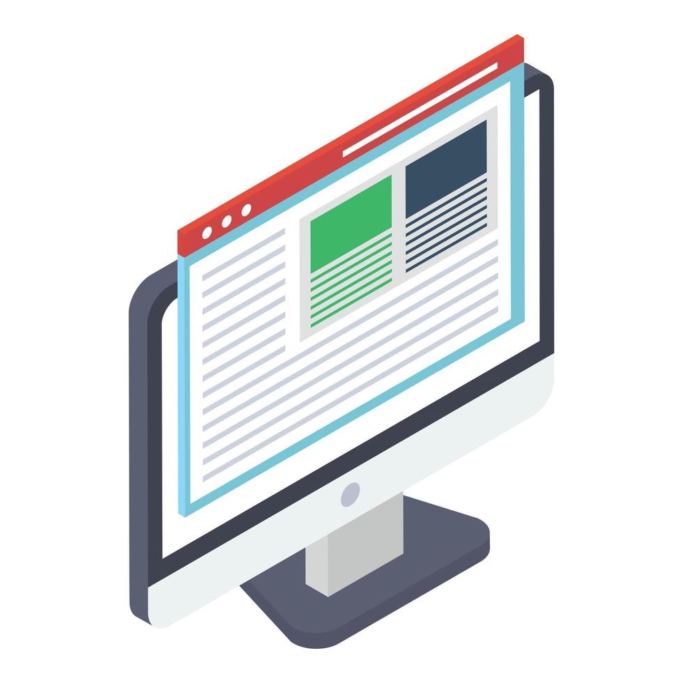 Web Layout Concepts vector