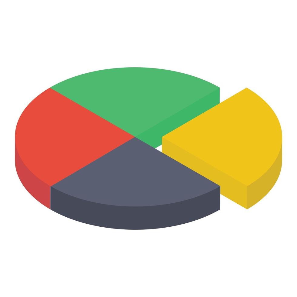 conceptos de gráfico circular vector