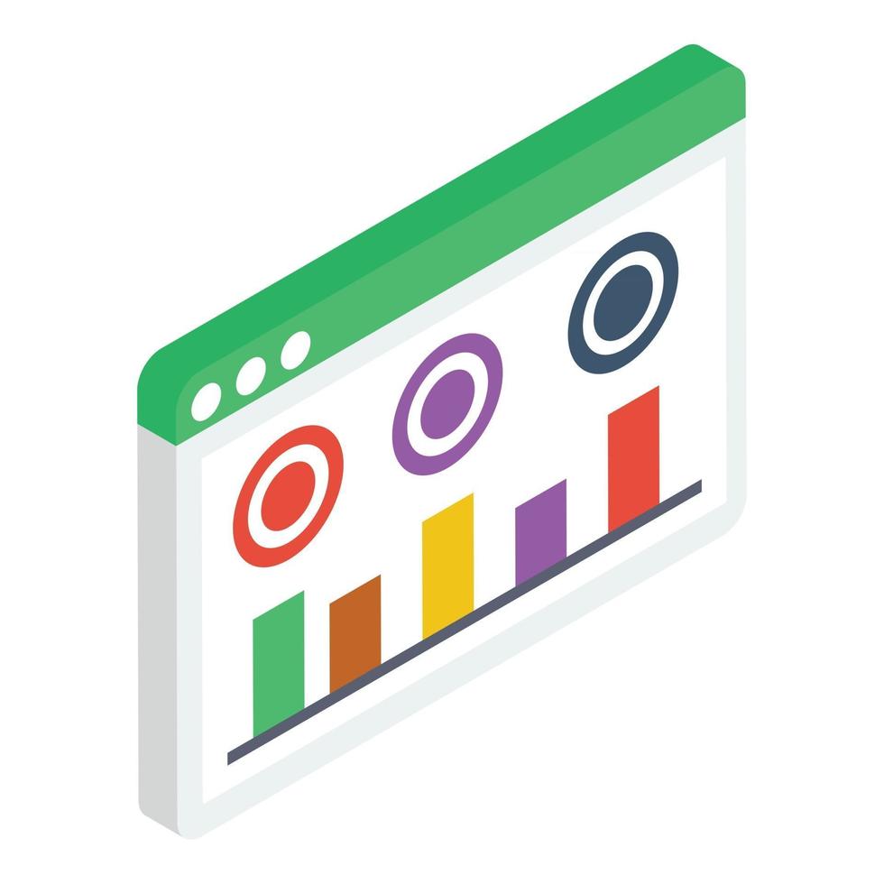 Web Analytics Concepts vector