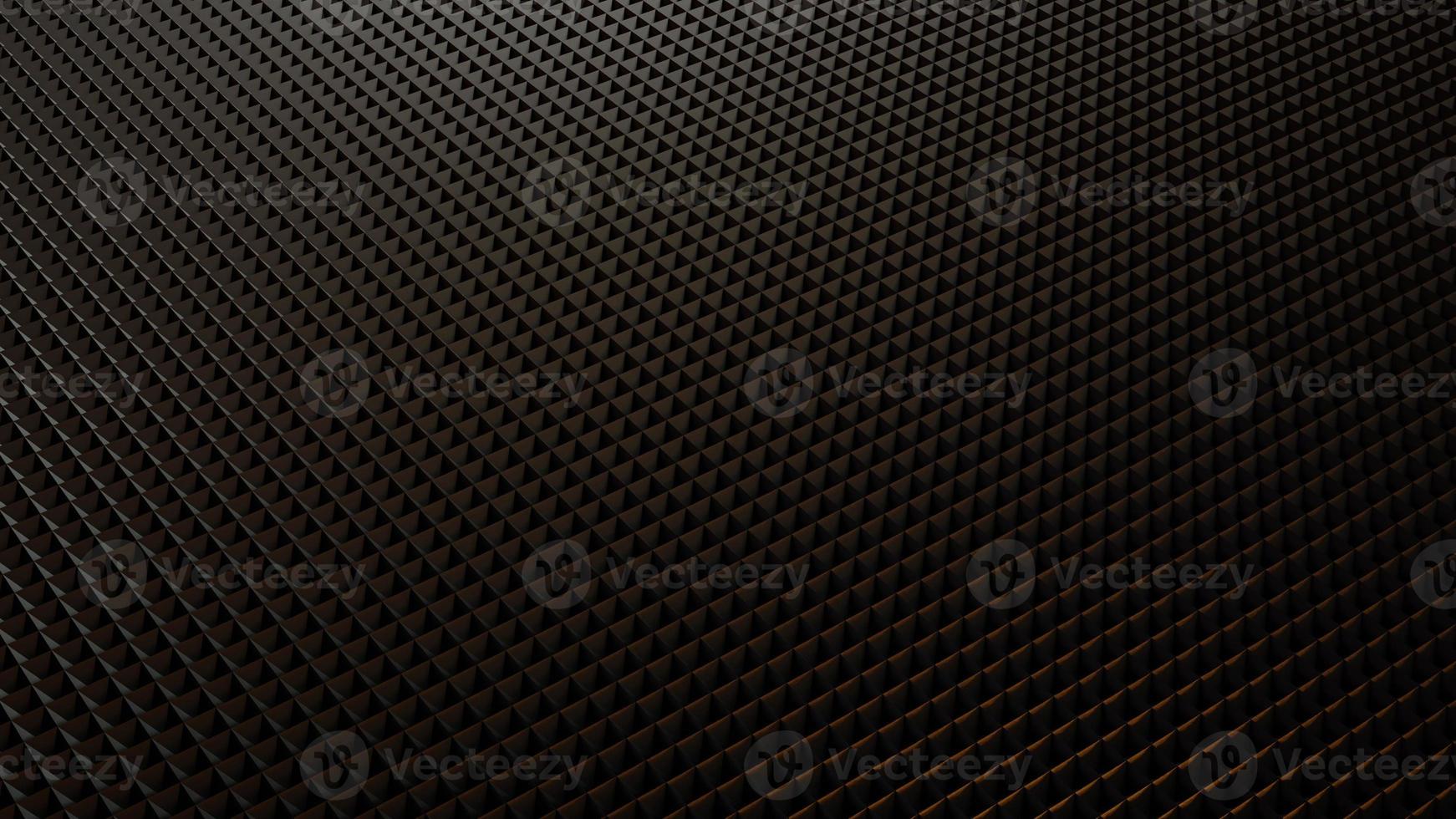 3d render modern triangular black pattern background photo